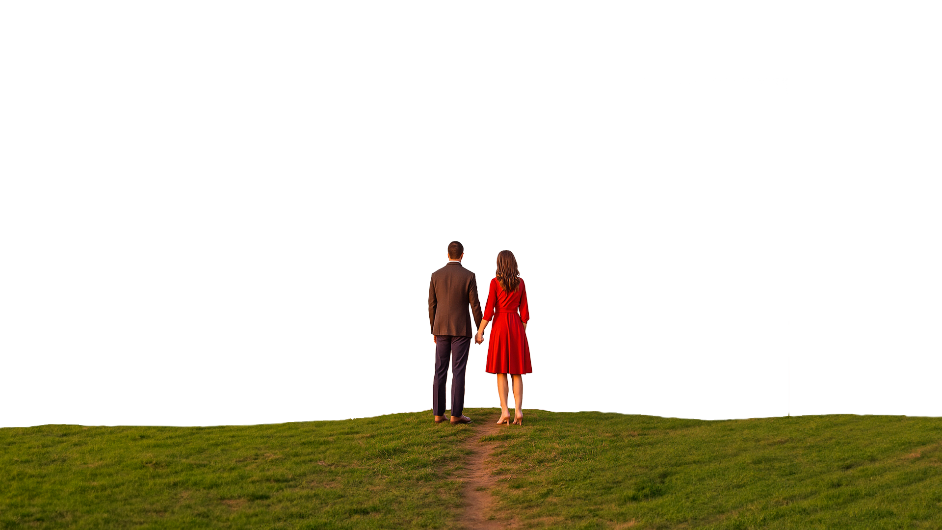 Pareja mirando la casa